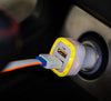 New Arrival 2.1A+1A Dual 2 USB Port LED Car Charger Adapter for Universal Smart Phone Tablet New Arrival 2.1A+1A Dual 2 USB Port LED Car Charger Adapter for Universal Smart Phone Tablet