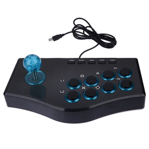 USB Fighting Stick Arcade Joystick Gamepad Rocker Controller with 4 Axes For PS3/PC For PS/Android communication Protocol USB Fighting Stick Arcade Joystick Gamepad Rocker Controller with 4 Axes For PS3/PC For PS/Android communication Protocol