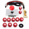 DIY Handle 8 Way Arcade Joystick Kits 5 Pin 24mm/30mm Push Button Replacement Arcade Set Cable USB Encoder To PC Joystick Games DIY Handle 8 Way Arcade Joystick Kits 5 Pin 24mm/30mm Push Button Replacement Arcade Set Cable USB Encoder To PC Joystick Games