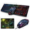 K-13 Wired Rainbow Backlit illuminated Usb Multimedia Ergonomic Gaming Keyboard + 2400DPI Optical Gaming Mouse For Gamer Laptop K-13 Wired Rainbow Backlit illuminated Usb Multimedia Ergonomic Gaming Keyboard + 2400DPI Optical Gaming Mouse For Gamer Laptop