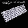 Metoo  Edition Mechanical Keyboard 87 keys Blue Switch Gaming Keyboards for Tablet Desktop  Russian sticker Metoo  Edition Mechanical Keyboard 87 keys Blue Switch Gaming Keyboards for Tablet Desktop  Russian sticker