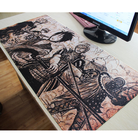 Grande 90*40 cm One Piece Mouse Pad Gaming Mouse Pad Large Cartoon Anime Grande 90*40 cm One Piece Mouse Pad Gaming Mouse Pad Large Cartoon Anime