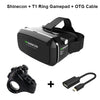 Original VR Pro Goggles Virtual Reality Mobile VR 3D Glasses Headset BOX Cardboard Helmet for 4-6' Smartphone + Control Original VR Pro Goggles Virtual Reality Mobile VR 3D Glasses Headset BOX Cardboard Helmet for 4-6' Smartphone + Control
