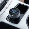 Bluetooth Car Kit Handsfree Set FM Transmitter MP3 Music Player 5V 4.1A Dual USB Car Charger Support TF Card 1G-32G Car-Styling Bluetooth Car Kit Handsfree Set FM Transmitter MP3 Music Player 5V 4.1A Dual USB Car Charger Support TF Card 1G-32G Car-Styling
