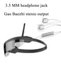 2017 NEW Monocular transmission FPV display video intelligent glasses Support 5g FPV wireless video receiver and AV in for FPV 2017 NEW Monocular transmission FPV display video intelligent glasses Support 5g FPV wireless video receiver and AV in for FPV