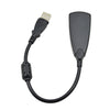 External USB Sound Card 7.1 Adapter 5HV2 3D Audio Headset Microphone 3.5mm For Laptop PC Professional External USB Sound Card 7.1 Adapter 5HV2 3D Audio Headset Microphone 3.5mm For Laptop PC Professional