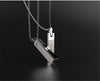 Smart accessories For fitbit flex 2 Moonlight Box Metal Necklace Magnetic with Stainless Steel Chain Black Silver Smart accessories For fitbit flex 2 Moonlight Box Metal Necklace Magnetic with Stainless Steel Chain Black Silver