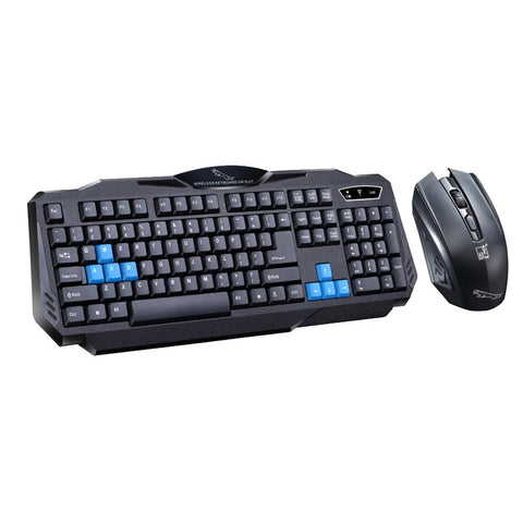 2.4Ghz Wireless Gaming Keyboard Mouse Combo Set Waterproof Keyboard and 1600DPI Pro Gaming Mouse For Computer PC 2.4Ghz Wireless Gaming Keyboard Mouse Combo Set Waterproof Keyboard and 1600DPI Pro Gaming Mouse For Computer PC