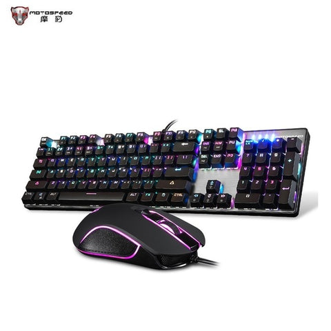 CK888 Gaming Keyboard USB Wired RGB Mechanical Keyboard Mouse Combo CK888 Gaming Keyboard USB Wired RGB Mechanical Keyboard Mouse Combo