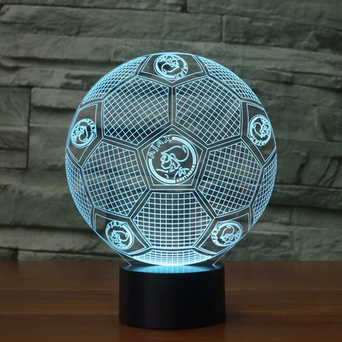 Gifts USB 3D NightLight ajax Bedroom LED Touch Lamp Soccer Night Light 3D Visual Luminaria football Lamp Free Shipping Gifts USB 3D NightLight ajax Bedroom LED Touch Lamp Soccer Night Light 3D Visual Luminaria football Lamp Free Shipping