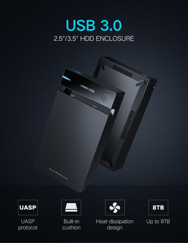 3.5 inch HDD Case SSD Adapter SATA to USB 3.0 for Samsung Hard Disk Drive Box 1TB 2TB 2.5 External Storage HDD Enclosure 3.5 inch HDD Case SSD Adapter SATA to USB 3.0 for Samsung Hard Disk Drive Box 1TB 2TB 2.5 External Storage HDD Enclosure