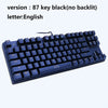Metoo  Edition Mechanical Keyboard 87 keys Blue Switch Gaming Keyboards for Tablet Desktop  Russian sticker Metoo  Edition Mechanical Keyboard 87 keys Blue Switch Gaming Keyboards for Tablet Desktop  Russian sticker