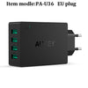 AUKEY Universal 3/4 Ports USB Charger Travel Wall Charger Adapter For iPhone7 Samsung S8 Smart Phones /PC/Mp3 USB Mobile Devices AUKEY Universal 3/4 Ports USB Charger Travel Wall Charger Adapter For iPhone7 Samsung S8 Smart Phones /PC/Mp3 USB Mobile Devices