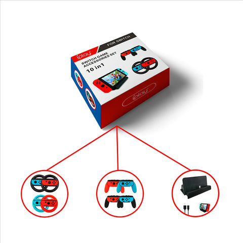 10 in 1 Accessories Set for Nintendo 10 in 1 Accessories Set for Nintendo