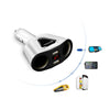 3.1A Dual USB Car Charger with 2 Cigarette Lighter Sockets 120W Power Support Display Current Volmeter for Phone Tablet GPS DVR 3.1A Dual USB Car Charger with 2 Cigarette Lighter Sockets 120W Power Support Display Current Volmeter for Phone Tablet GPS DVR