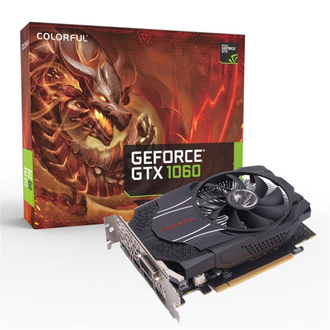 Colorful GTX1060 Mini OC 6G GDDR5 192Bit PCI Express Game Video Card Graphics Card With Cooler Fan DE08 18 Colorful GTX1060 Mini OC 6G GDDR5 192Bit PCI Express Game Video Card Graphics Card With Cooler Fan DE08 18