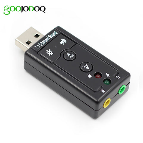 7.1 External USB Sound Card USB to Jack 3.5mm Headphone Audio Adapter Micphone Sound Card For Mac Win Compter Android Linux 7.1 External USB Sound Card USB to Jack 3.5mm Headphone Audio Adapter Micphone Sound Card For Mac Win Compter Android Linux