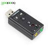 7.1 External USB Sound Card USB to Jack 3.5mm Headphone Audio Adapter Micphone Sound Card For Mac Win Compter Android Linux 7.1 External USB Sound Card USB to Jack 3.5mm Headphone Audio Adapter Micphone Sound Card For Mac Win Compter Android Linux