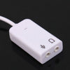 USB 2.0 Sound Card Virtual 7.1 Channel Audio 3D Adapter With Cable Line for Notebook Laptop Speaker Box QJY99 USB 2.0 Sound Card Virtual 7.1 Channel Audio 3D Adapter With Cable Line for Notebook Laptop Speaker Box QJY99