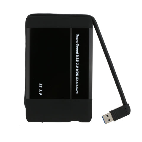 2.5" Hard Drive Enclosure with Blue LED Indicator USB3.0 10mm SATA HDD Enclosure with Cable Attachment External Laptop Disk Case 2.5" Hard Drive Enclosure with Blue LED Indicator USB3.0 10mm SATA HDD Enclosure with Cable Attachment External Laptop Disk Case
