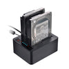 Super Speed 5Gbps USB 3.0 to Dual SATA Docking Station HDD Enclosure Hard Disk Drive Base External SSD Case Offline Clone 2.5" Super Speed 5Gbps USB 3.0 to Dual SATA Docking Station HDD Enclosure Hard Disk Drive Base External SSD Case Offline Clone 2.5"