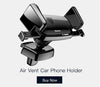 Universal Gravity Car Holder For iPhone 8 7 Samsung S8 Xiaomi Cell Phone Holder Air Vent Clip Car Mount Smartphone Stand Universal Gravity Car Holder For iPhone 8 7 Samsung S8 Xiaomi Cell Phone Holder Air Vent Clip Car Mount Smartphone Stand
