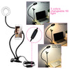 Cell Phone Holder with Selfie Ring Light for Live Stream Clip Holder Lazy Bracket Photography Ring Light For iPhone 6 7 Cell Phone Holder with Selfie Ring Light for Live Stream Clip Holder Lazy Bracket Photography Ring Light For iPhone 6 7