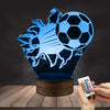 1Piece 3D Football Night Lamp Bursting Soccer 3D Optical illusion LED Lights Football Fans Decorative Lighting Glowing Led Lamp 1Piece 3D Football Night Lamp Bursting Soccer 3D Optical illusion LED Lights Football Fans Decorative Lighting Glowing Led Lamp