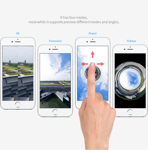 TWIN 360 Degree Video Camera - Remote Control with Smart Phone