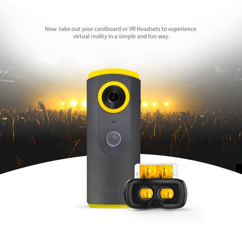 TWIN 360 Degree Video Camera - Remote Control with Smart Phone