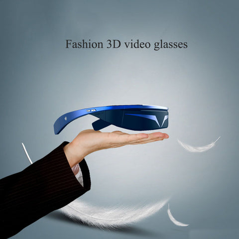 3D Virtual Stereo Digital Video Glasses - HD 1080P Smart Glasses