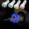 New Arrival 2.1A+1A Dual 2 USB Port LED Car Charger Adapter for Universal Smart Phone Tablet