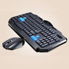 2.4Ghz Wireless Gaming Keyboard Mouse Combo Set Waterproof Keyboard and 1600DPI Pro Gaming Mouse For Computer PC