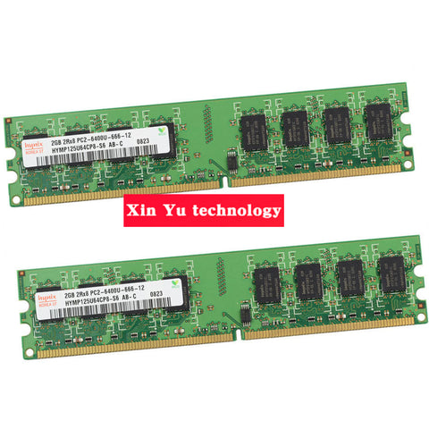 Desktop memory Lifetime warranty For Hynix DDR2 2GB 4GB 800MHz PC2-6400U 800 2G computer RAM 240PIN Original authentic