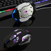 2017 K33 Wired LED Backlit illuminated Multimedia Ergonomic Usb Gaming Keyboard Gamer + 3200DPI 6 Buttons Optical Gaming Mouse