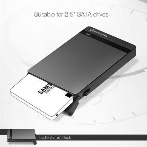 2.5 HDD Enclosure 2.5 SATA III USB 3.0 SSD Enclosure External HDD Case Support UASP For Mac OS Windows System