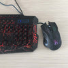 New Red/Purple/Blue Led Backlight USB Wired Laptop PC Pro Gaming Keyboard Mouse Combo