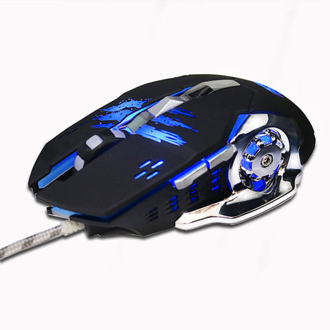 Gaming Mouse DPI Adjustable Computer Optical LED Game Mouse Wired USB Games Cable Mouse for Professional Gamer