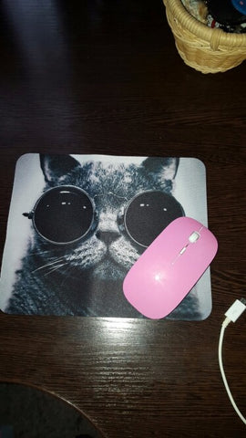 mouse pad Hot Cat Picture Anti-Slip Laptop PC Mice Pad Mat Mousepad For Optical Laser Mouse Promotion!