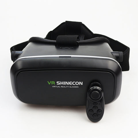 Original VR Pro Goggles Virtual Reality Mobile VR 3D Glasses Headset BOX Cardboard Helmet for 4-6' Smartphone + Control