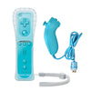 High Quality 2 in 1 Controller for Wii mote Built in Motion Plus Inside Remote Controller Nunchuck For Wii For Nintendo