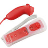 High Quality 2 in 1 Controller for Wii mote Built in Motion Plus Inside Remote Controller Nunchuck For Wii For Nintendo