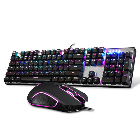 CK888 RGB Backlight Mechanical Gaming Keyboard + Mouse  Game Keyboard Mouse Set with 1.8M Cable for Computer Pro Gamer