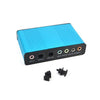 New External Sound Card  USB 6 Channel 5.1 Surround Adapter Audio S/PDIF Optical Sound Card Adapter for PC Laptop EM88