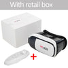 2018 New Google cardboard HeadMount VR BOX 2.0 VR Virtual 3D Glasses for 3.5" - 6.0" Smart Phone + Bluetooth Remote Controller