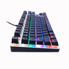 Metoo  Edition Mechanical Keyboard 87 keys Blue Switch Gaming Keyboards for Tablet Desktop  Russian sticker