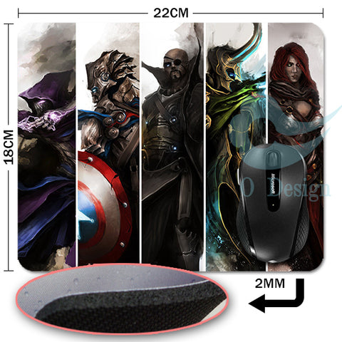 Top Game Mouse Pad Print Star Wars R2D2 Robot Style Durable Anti-slip Mouse Mat for Optical Mouse Pad