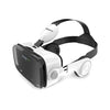 Original Leather 3D Cardboard Helmet Virtual Reality VR Glasses Headset Stereo Box VR for 4-6' Mobile Phone