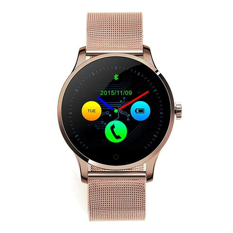 Smart Watch IOS Android Heart Rate Monitor Watch 1.22 Inch IPS Round Screen Bluetooth SmartWatch For iphone 6 huawei xiaomi