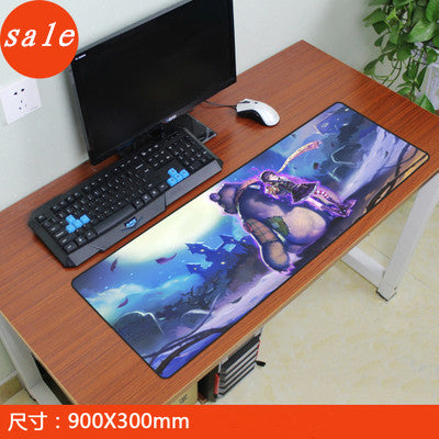 Large locking edge League of Legends Gaming Mouse Pad